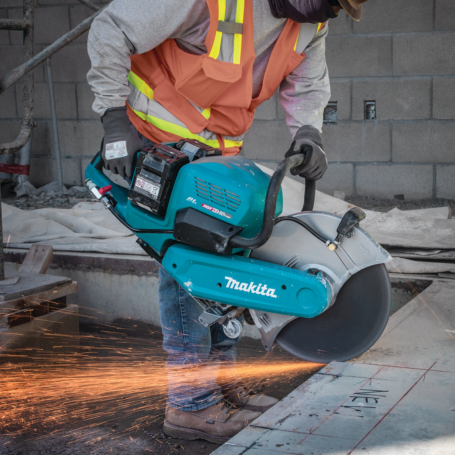 Makita 80V max (40V X2) XGT sin escobillas de iones de litio de 14 pulgadas. Kit de cortadora eléctrica AFT inalámbrica con freno eléctrico y 4 baterías (8 Ah) Makita 80V max (40V X2) XGT sin escobillas de iones de litio de 14 pulgadas. Kit de cortadora eléctrica AFT inalámbrica con freno eléctrico y 4 baterías (8 Ah)
